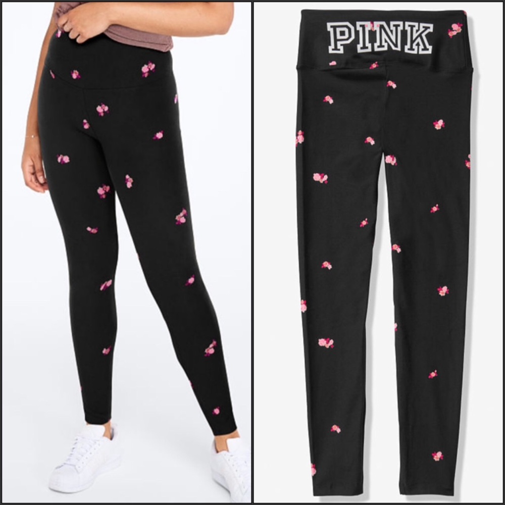 VS PINK HIGH WAIST COTTON LEGGINGS ~M